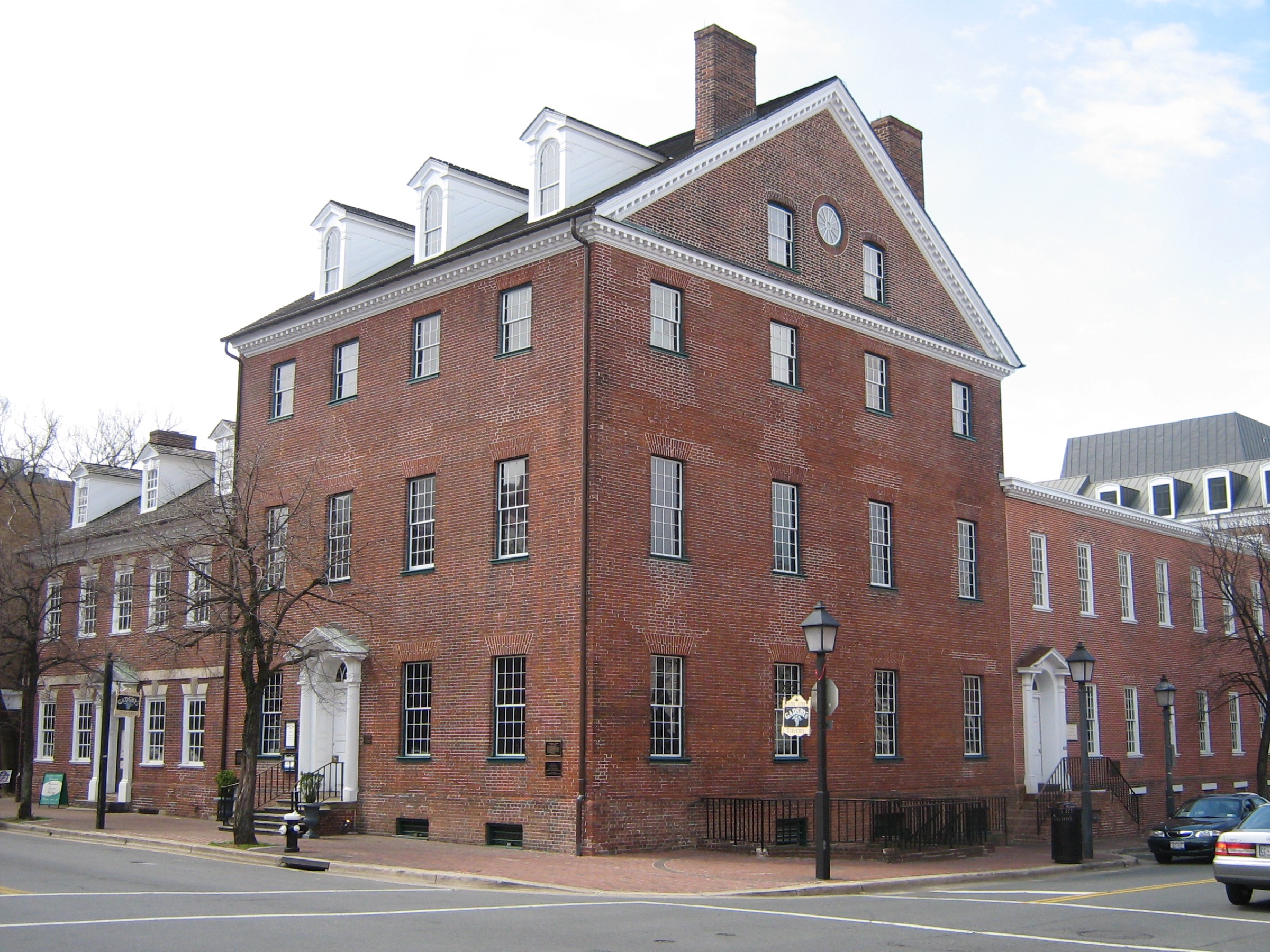 Gadsby's Tavern in Old Town Alexandria, Virginia