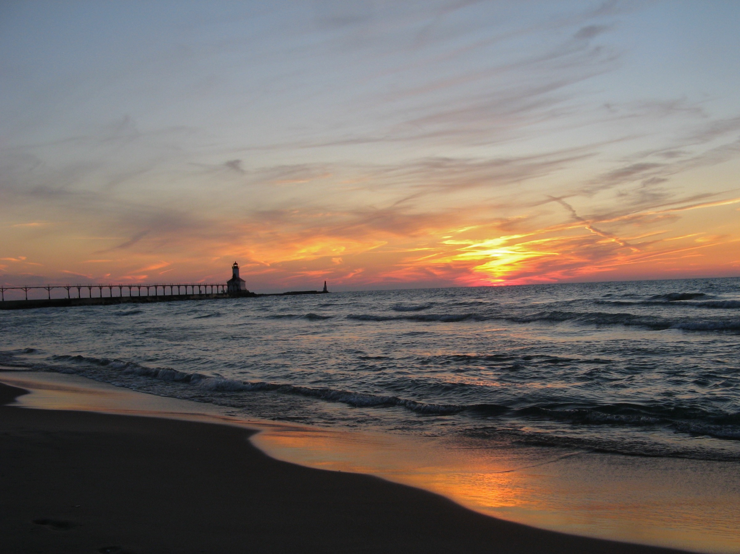 Washington Park Lighthouse in Michigan City, Indiana
