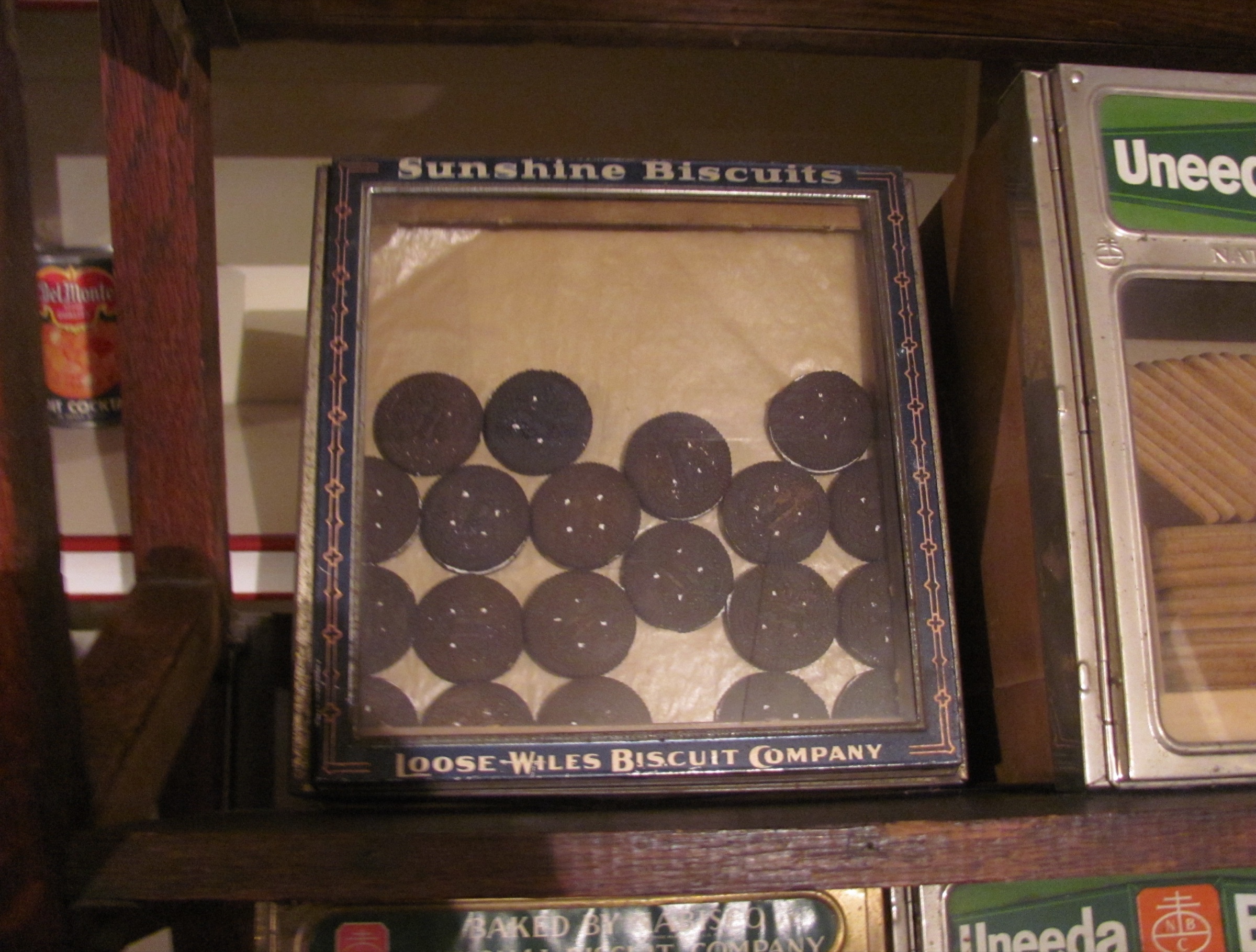 Sunshine Biscuits building at Strawbery Banke Museum in Portsmouth, New Hampshire